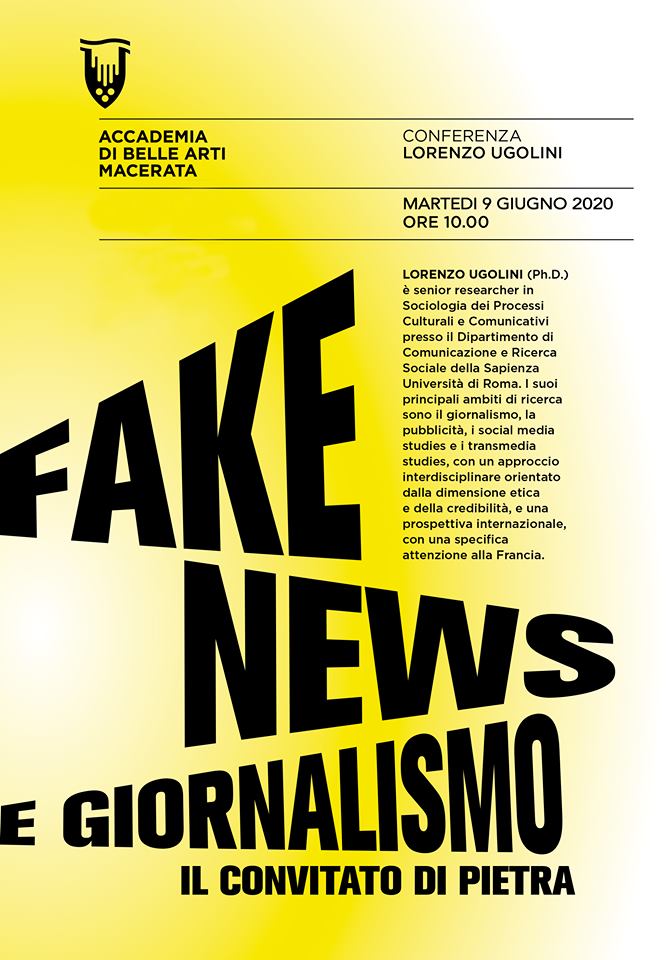 FAKE NEWS e GIORNALISMO - IL CONVITATO di PIETRA